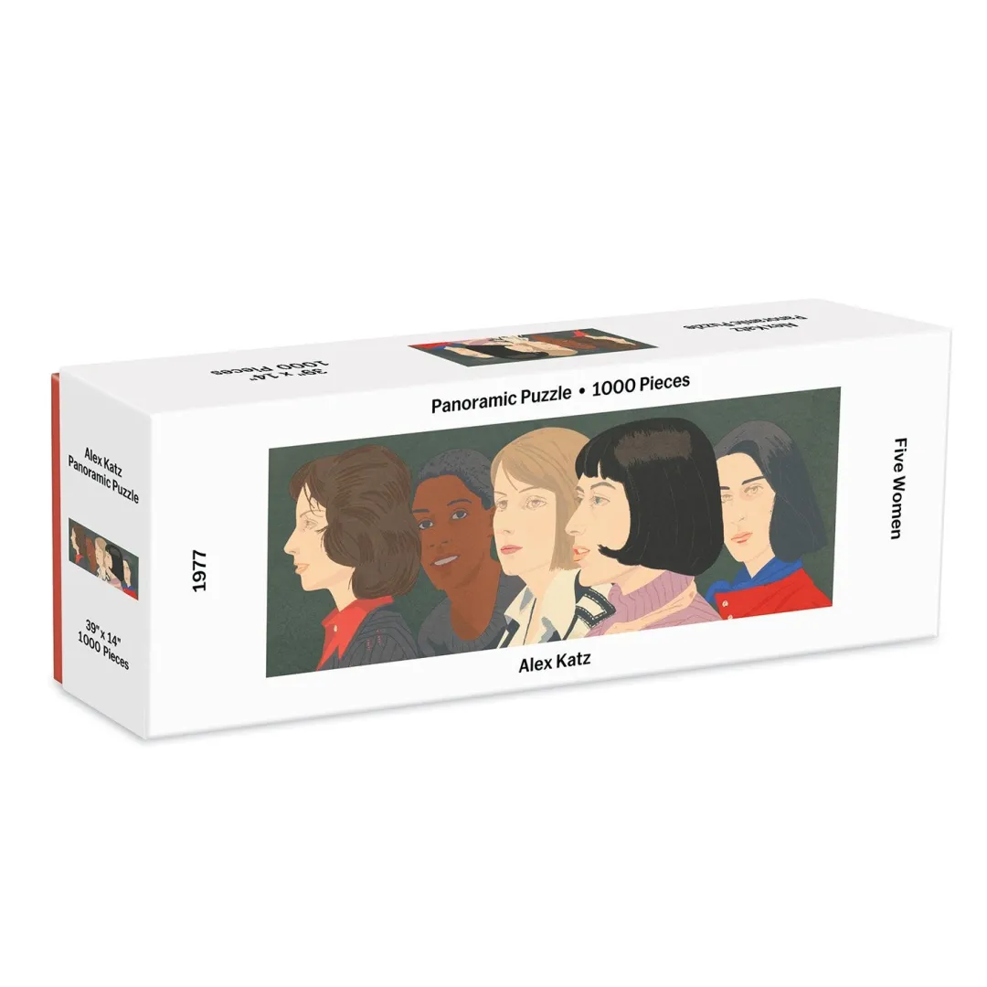 Galison MoMA Alex Katz Five Women 1000 Piece Panoramic Jigsaw Puzzle