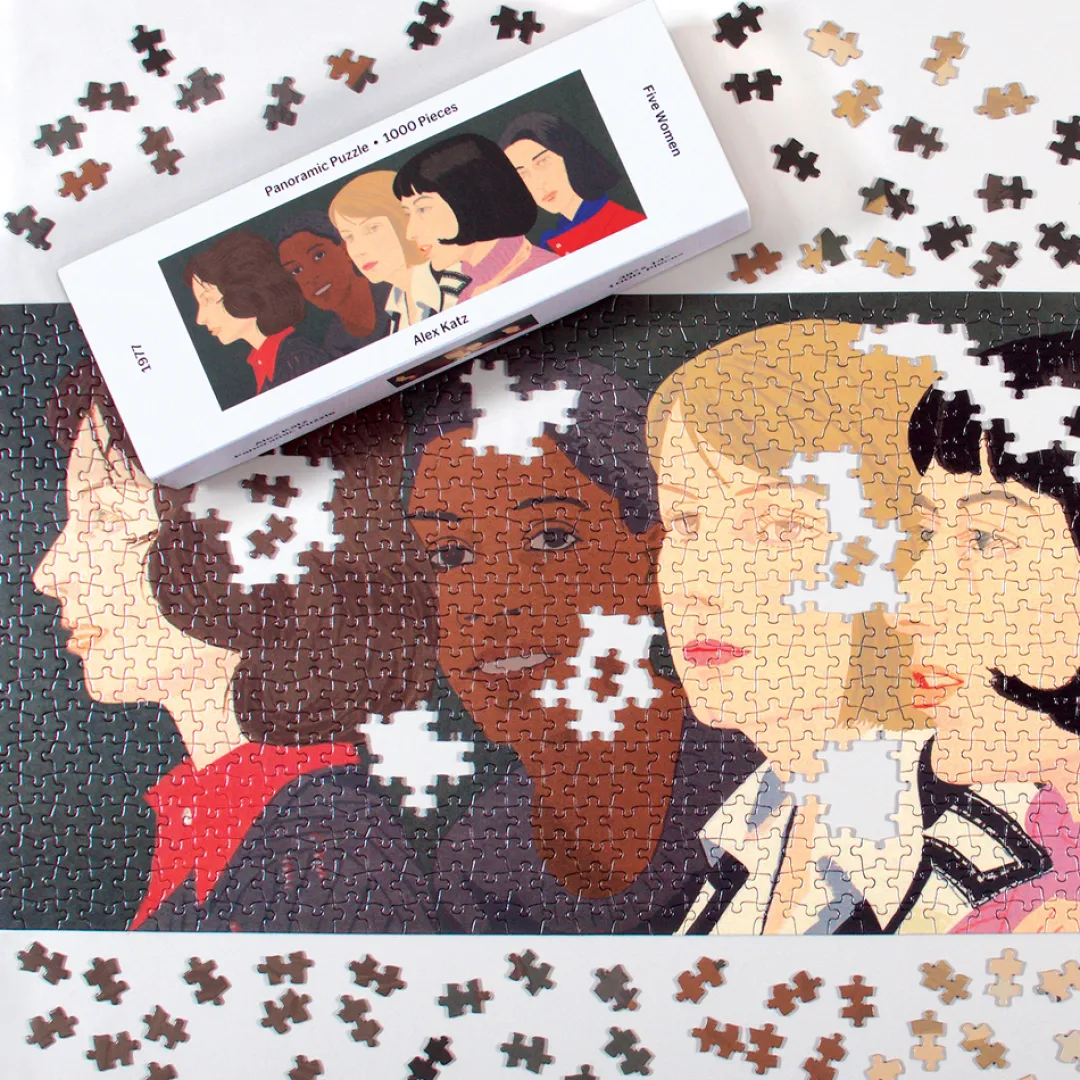 Galison MoMA Alex Katz Five Women 1000 Piece Panoramic Jigsaw Puzzle