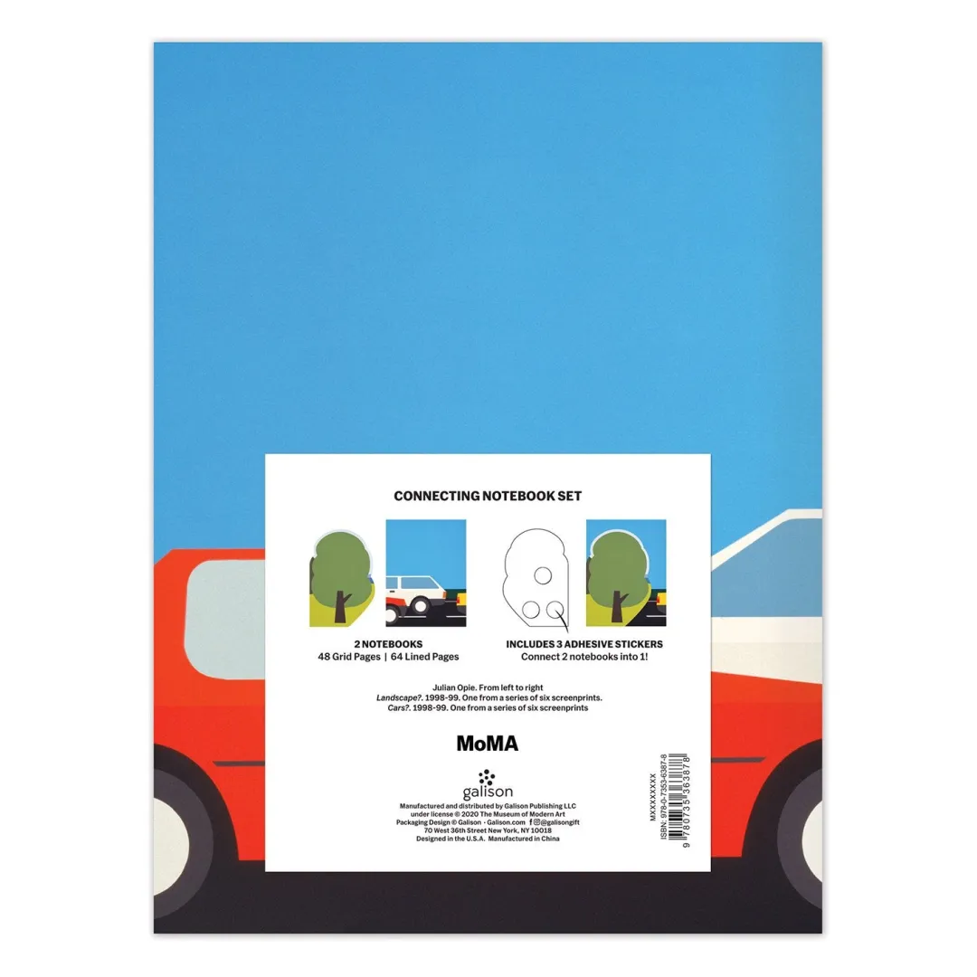 Galison MoMA Julian Opie Connecting Notebook Set