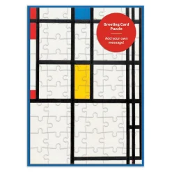 Galison MoMA Mondrian Greeting Card Puzzle