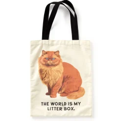 Galison Moody Cats Canvas Tote