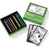Galison Moody Cats Magic Velvet Coloring Set