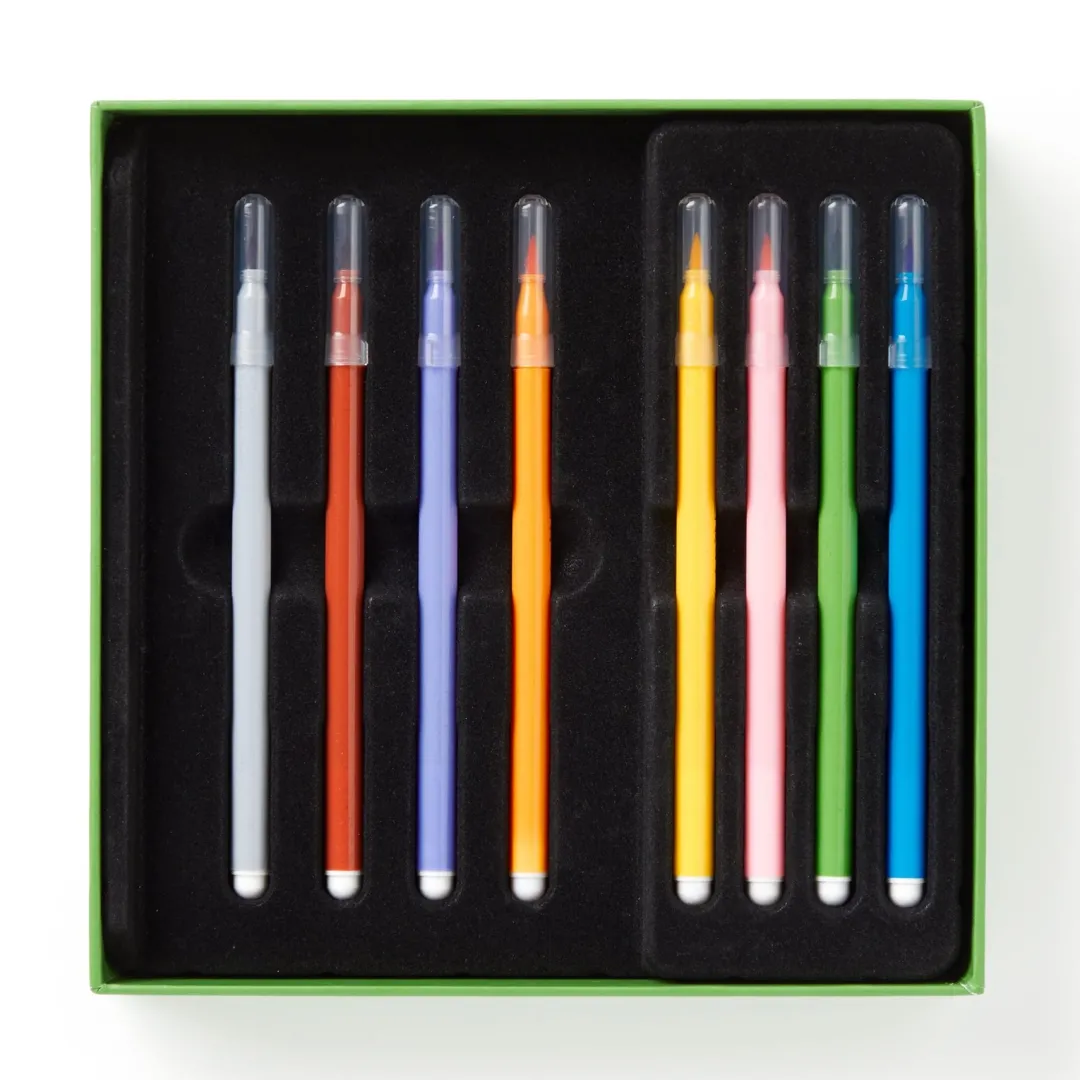 Galison Moody Cats Magic Velvet Coloring Set