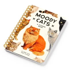Galison Moody Cats Sticker Book