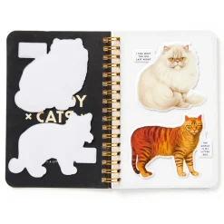 Galison Moody Cats Sticker Book