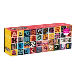 Galison Needlepoint A to Z 1000 Piece Panoramic Jigsaw Puzzle