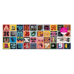 Galison Needlepoint A to Z 1000 Piece Panoramic Jigsaw Puzzle