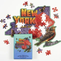 Galison New York Mini Shaped Jigsaw Puzzle