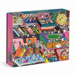 Galison Novel Neighborhood 1000 Piece Foil Puzzle