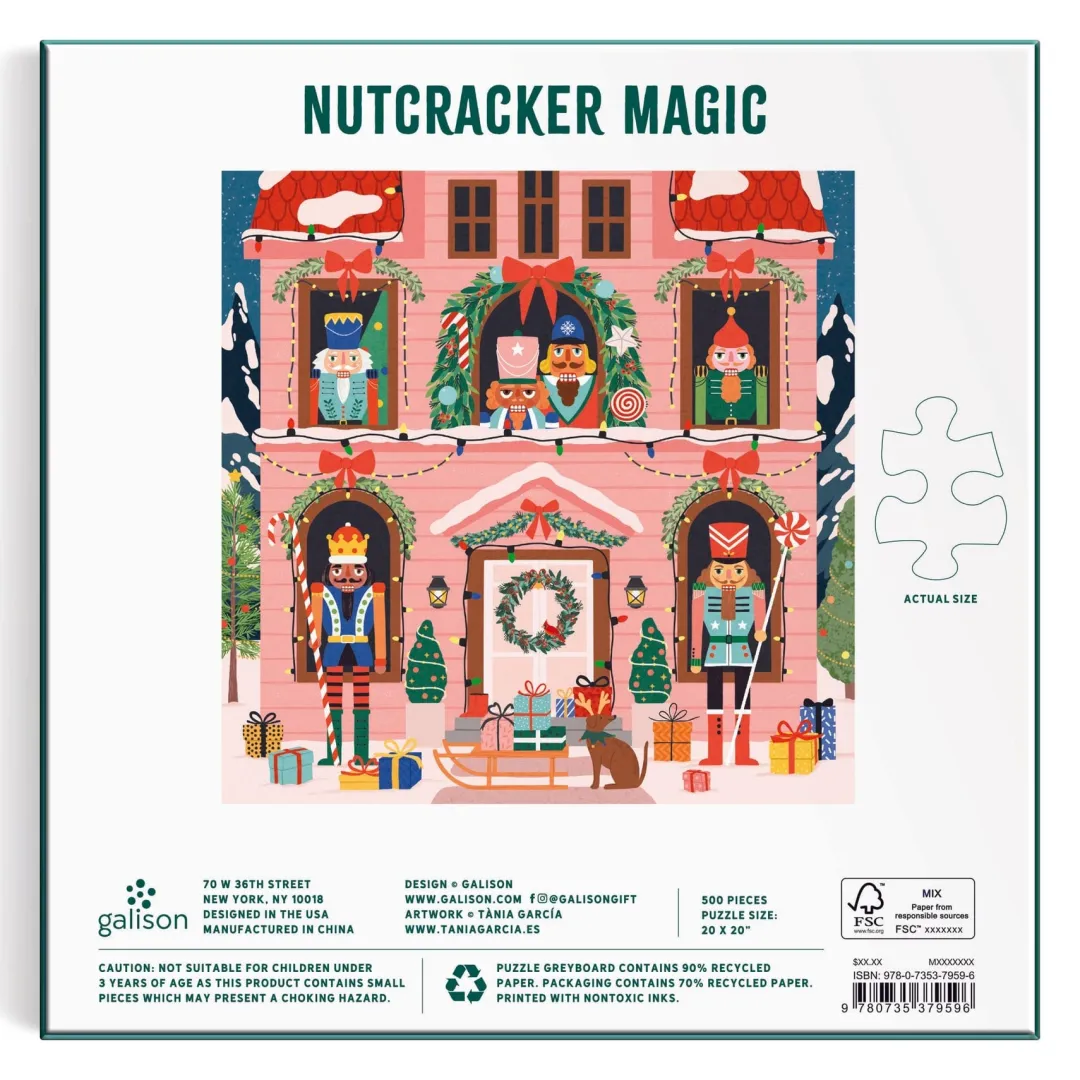 Galison Nutcracker Magic 500 Piece Puzzle