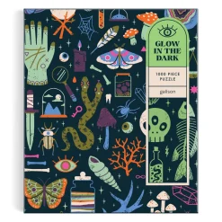 Galison Occult and Curious 1000 Piece Glow in the Dark Puzzle