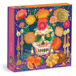 Galison Ofrenda del Día de Muertos 500 Piece Foil Puzzle