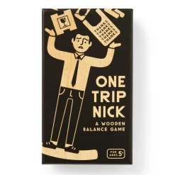 Galison One Trip Nick Wooden Balance Game