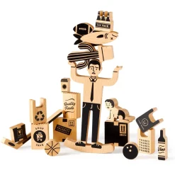 Galison One Trip Nick Wooden Balance Game