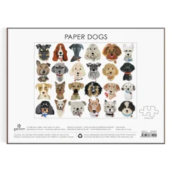 Galison Paper Dogs 1000 Piece Puzzle