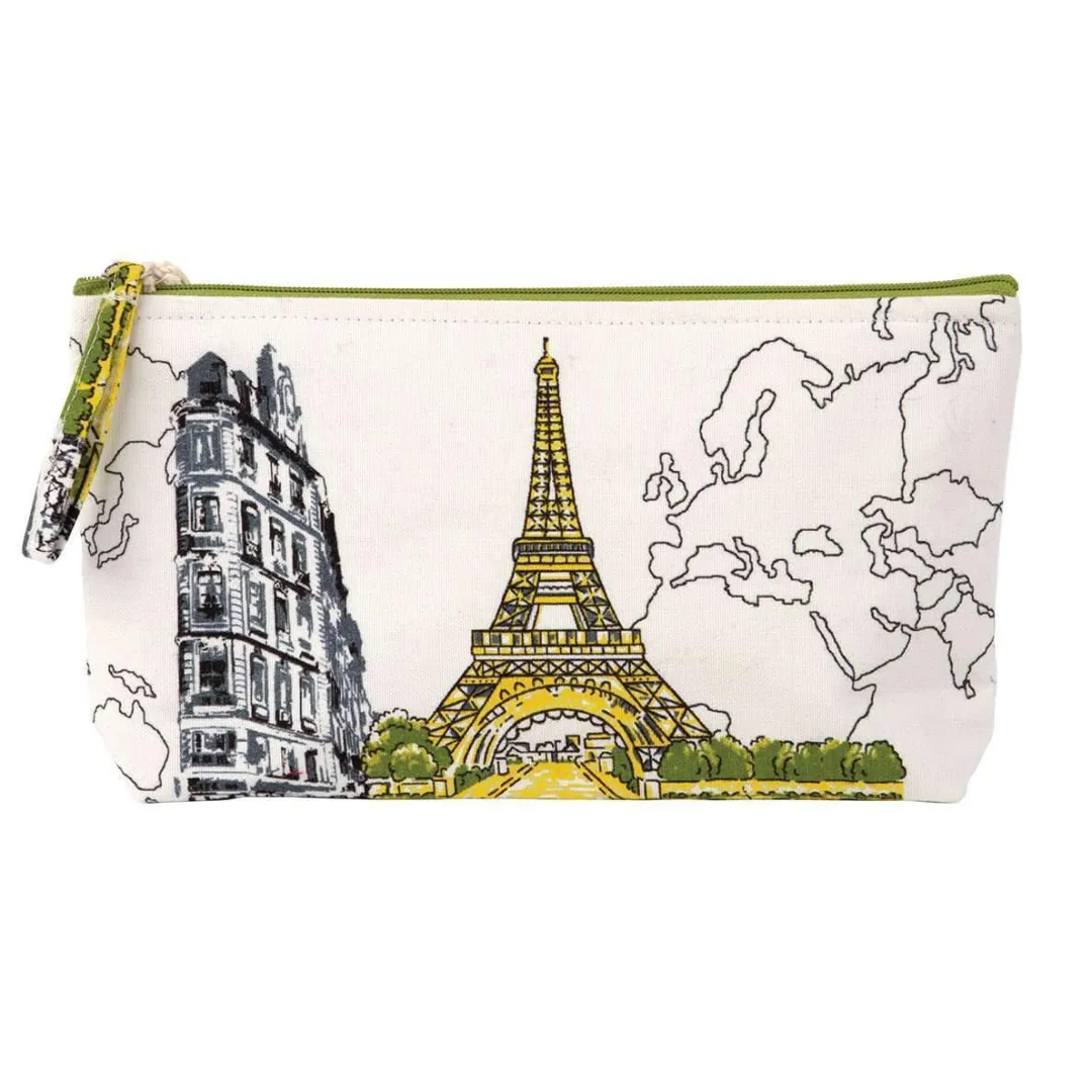 Galison Paris Eiffel Tower Handmade Pouch