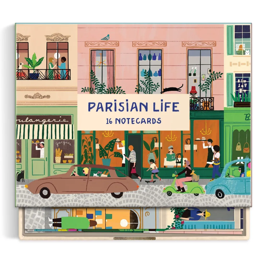 Galison Parisian Life Greeting Assortment Notecard Set