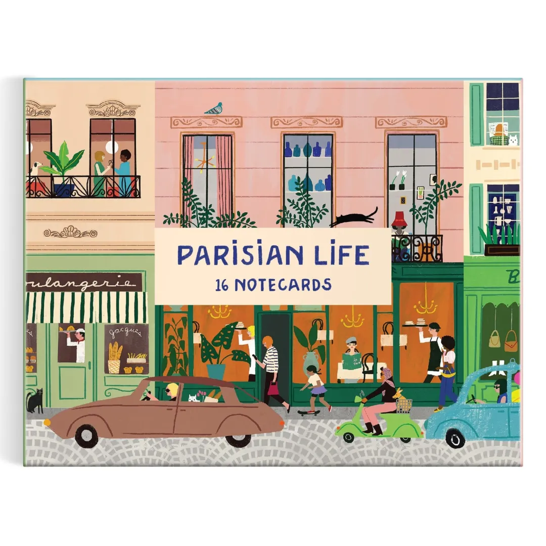 Galison Parisian Life Greeting Assortment Notecard Set