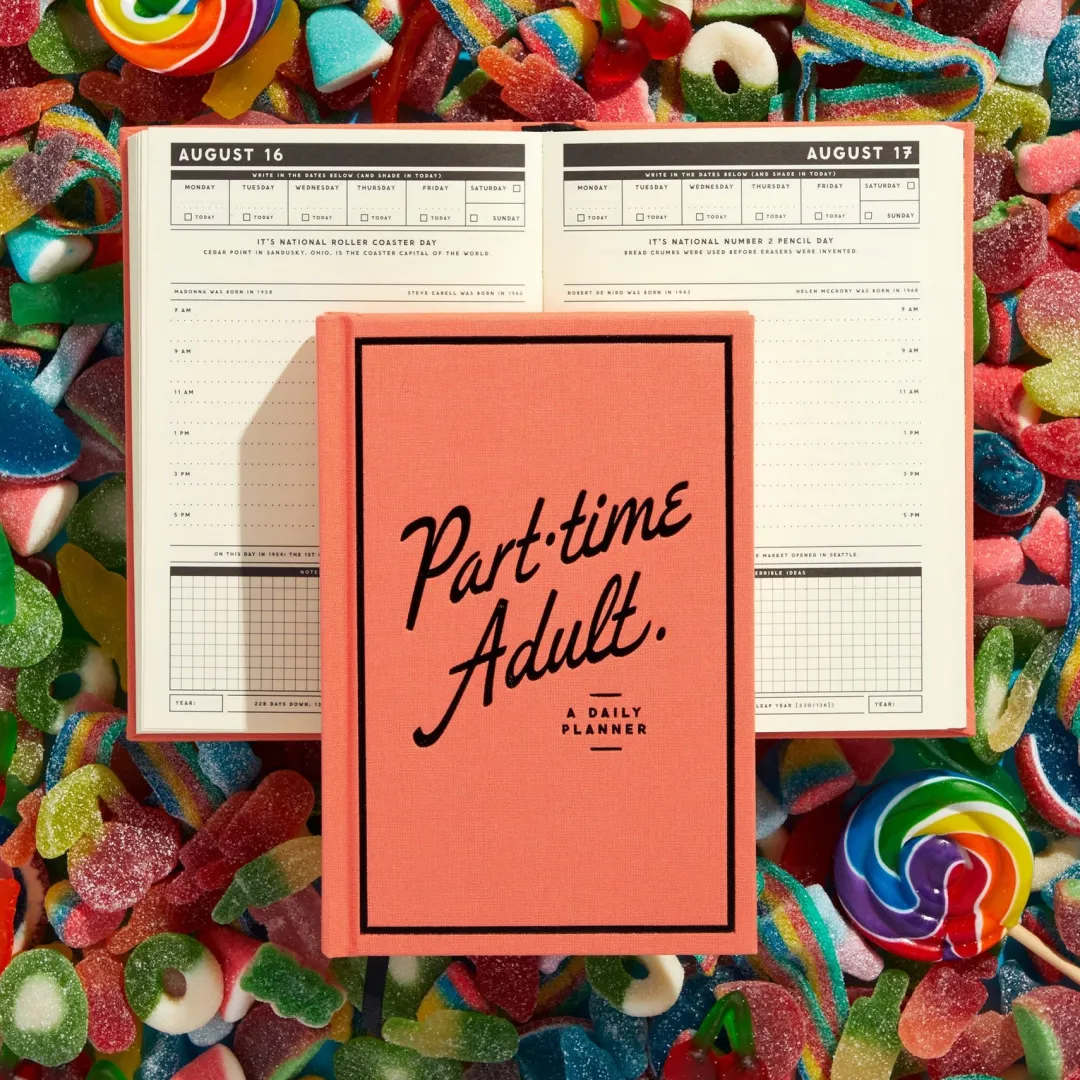 Galison Part-Time Adult Undated Daily Planner
