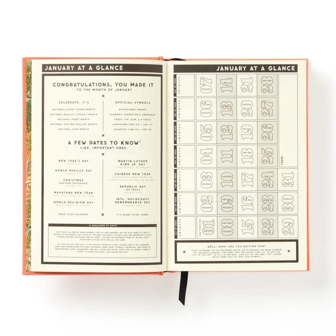 Galison Part-Time Adult Undated Daily Planner
