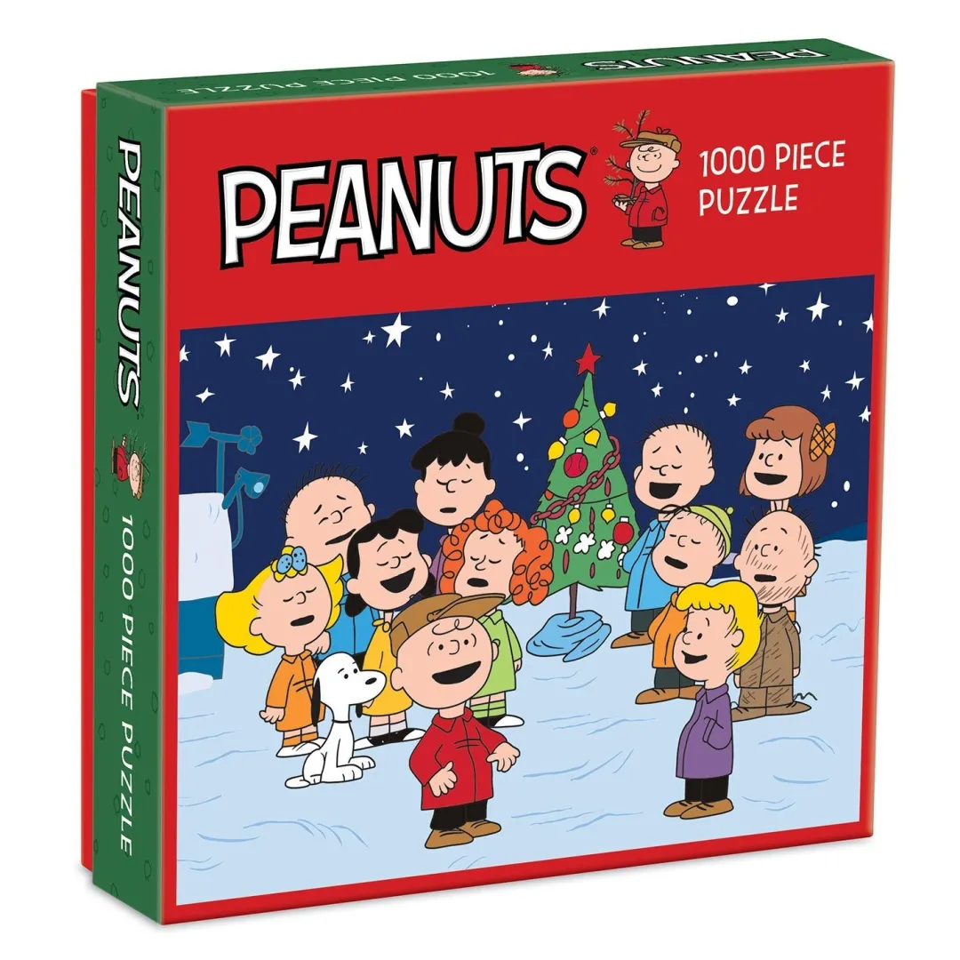 Galison Peanuts Christmas 1000 Piece Jigsaw Puzzle
