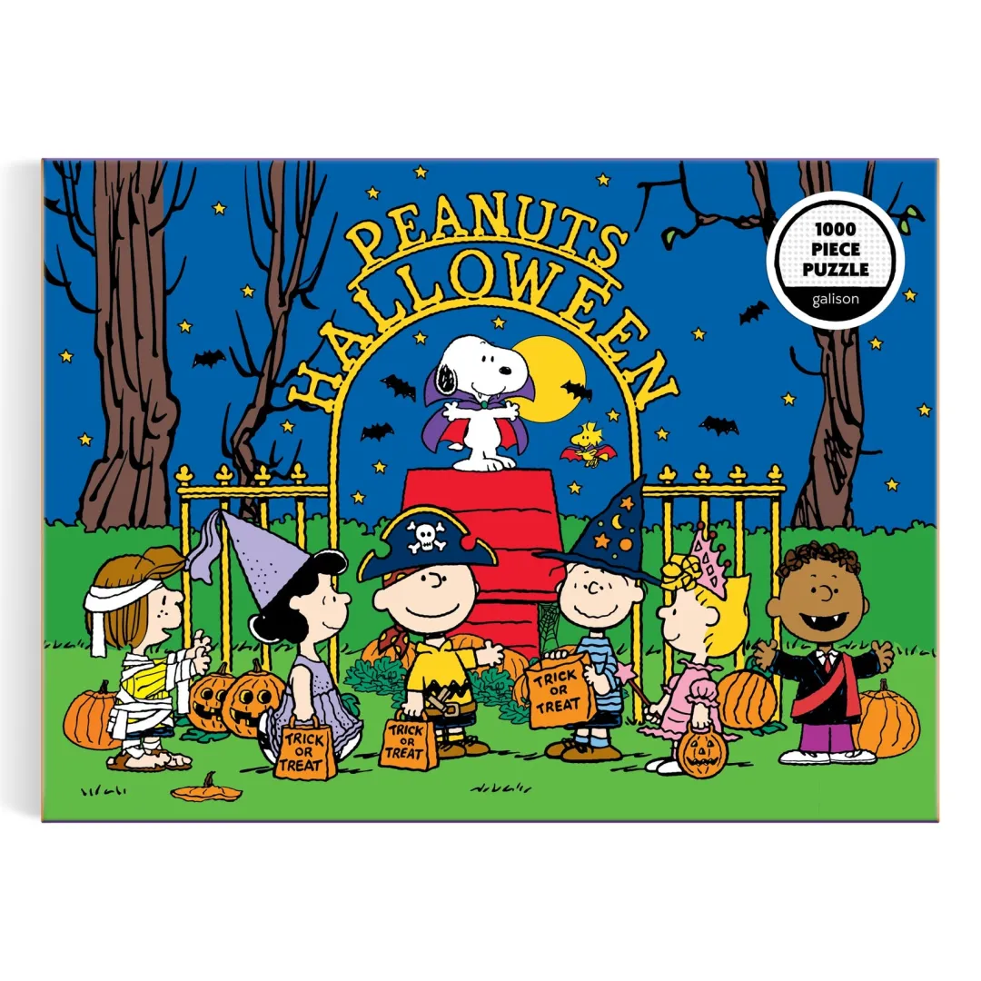 Galison Peanuts Halloween 1000 Piece Puzzle