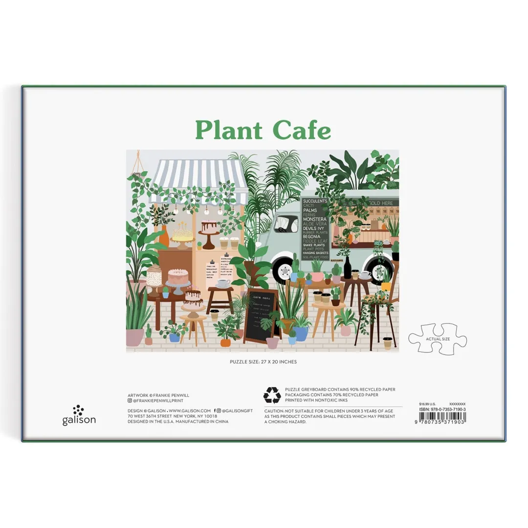 Galison Plant Cafe 1000 Piece Puzzle