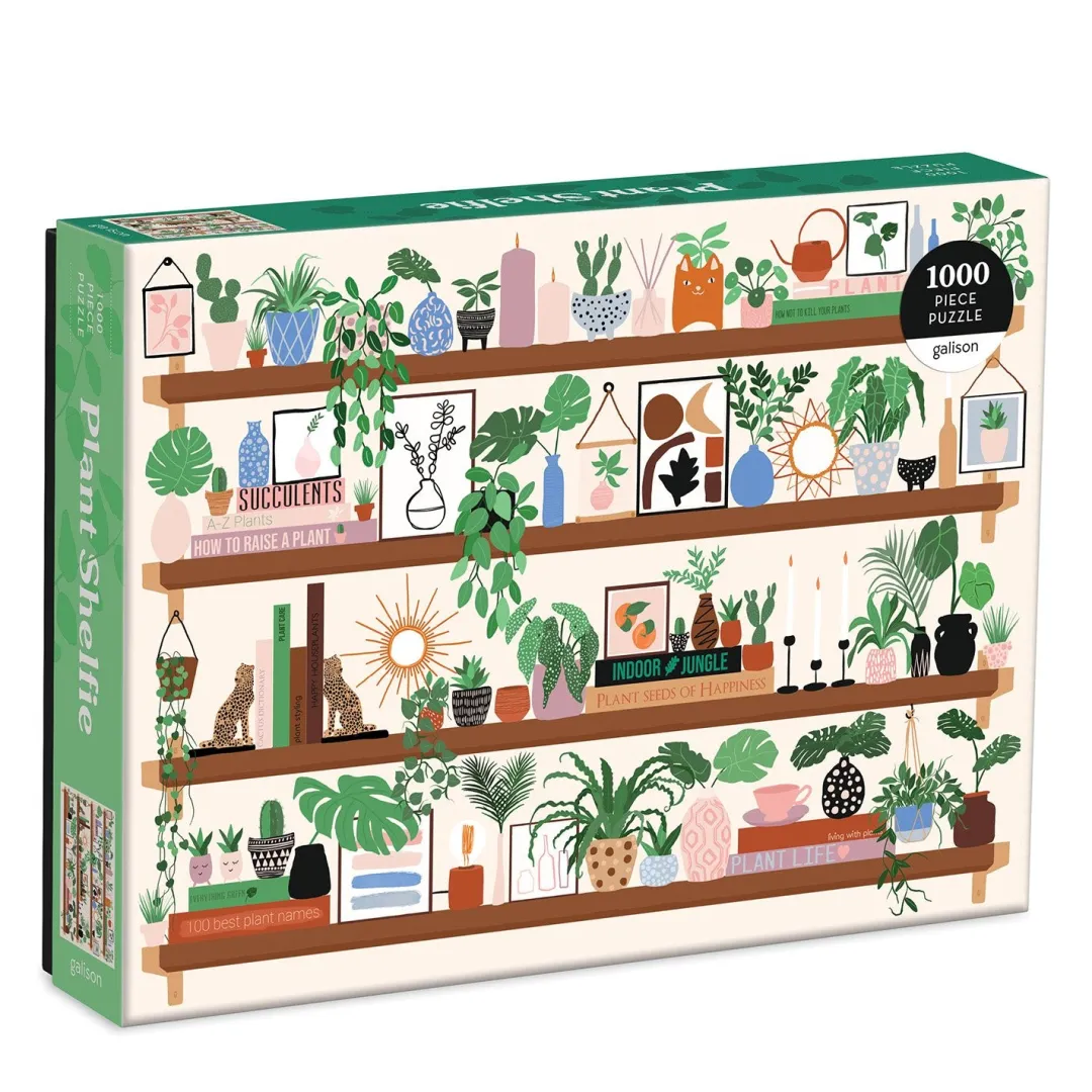 Galison Plant Shelfie 1000 Piece Jigsaw Puzzle