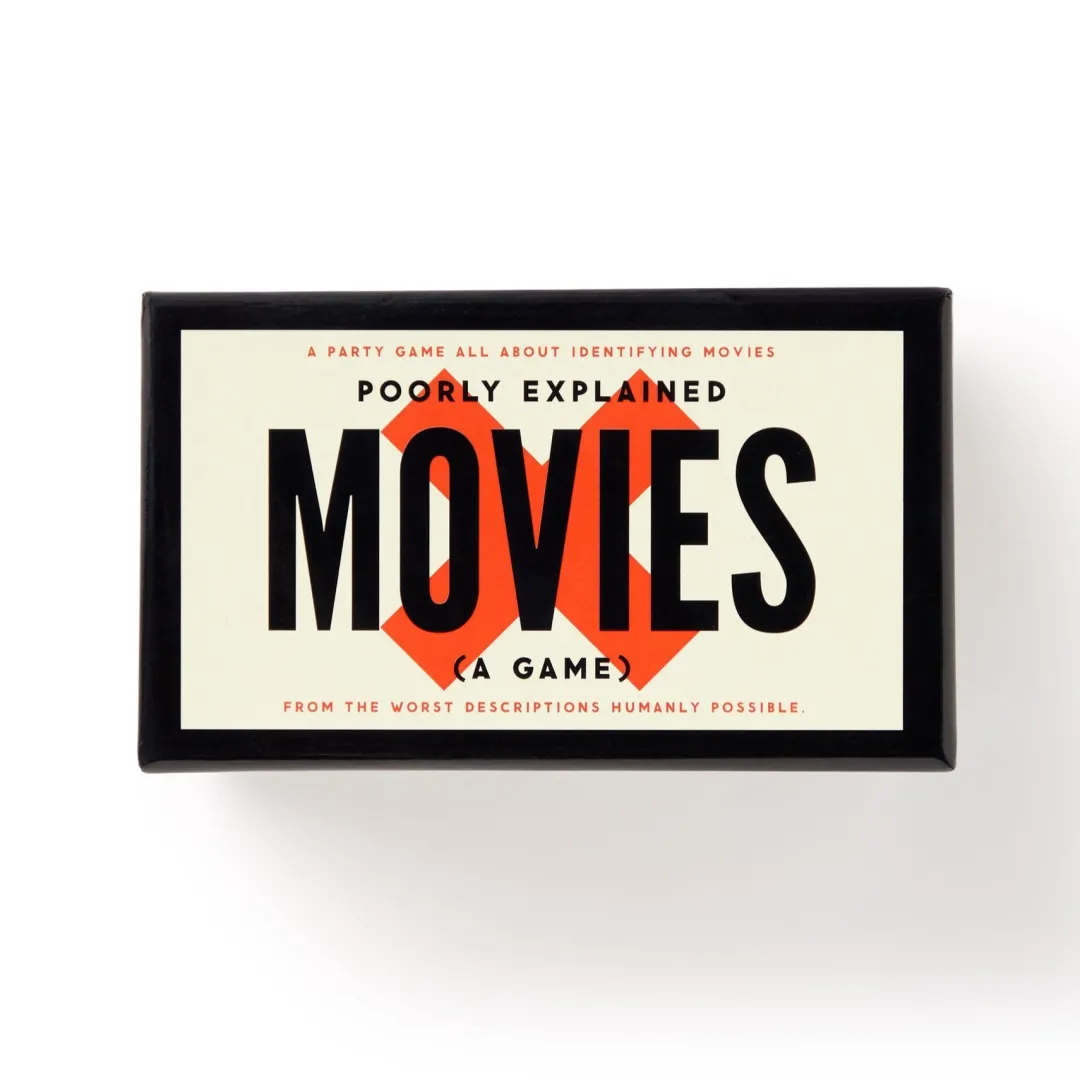 Galison Poorly Explained Movies Game