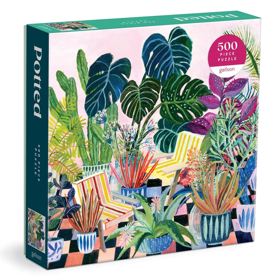 Galison Potted 500 Piece Puzzle