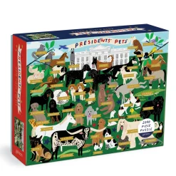Galison Presidents' Pets 2000 Piece Puzzle