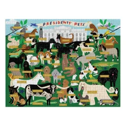 Galison Presidents' Pets 2000 Piece Puzzle