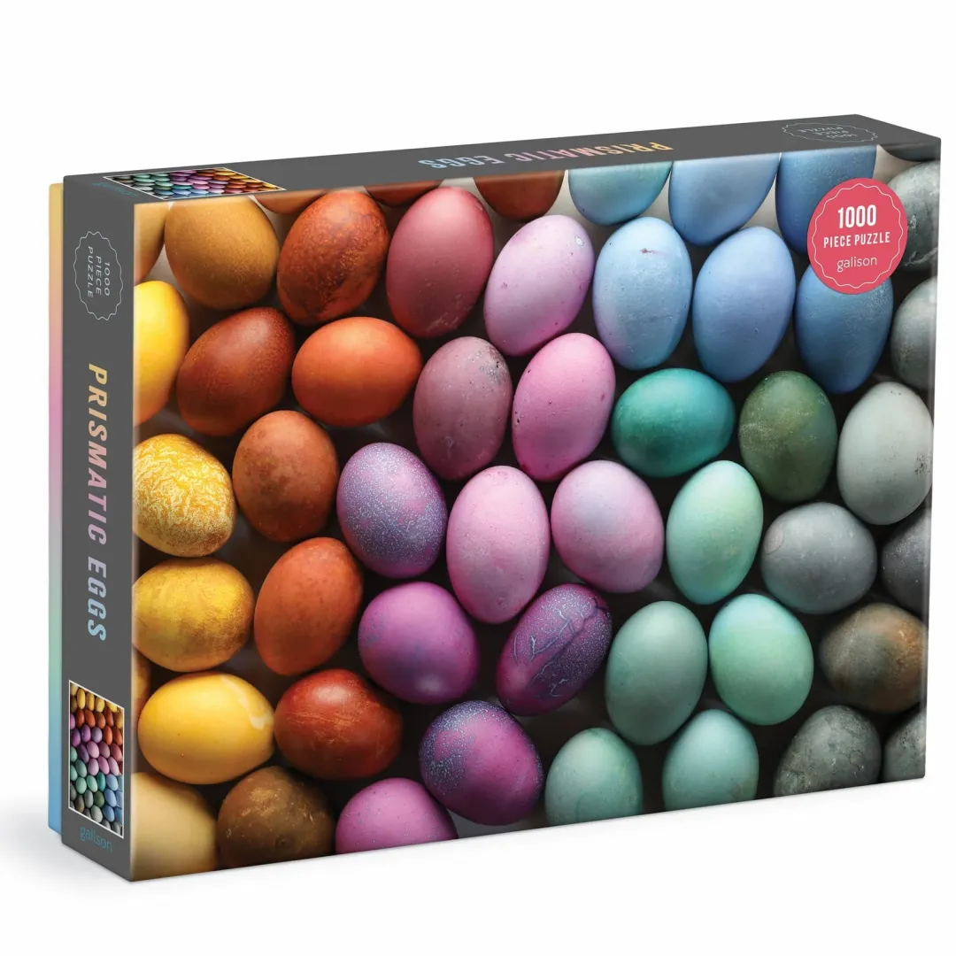 Galison Prismatic Eggs 1000 Piece Puzzle