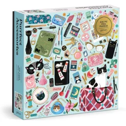 Galison Purrfect Accessories 500 Piece Foil Puzzle