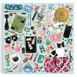 Galison Purrfect Accessories 500 Piece Foil Puzzle