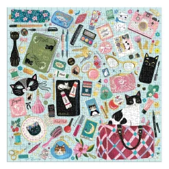Galison Purrfect Accessories 500 Piece Foil Puzzle