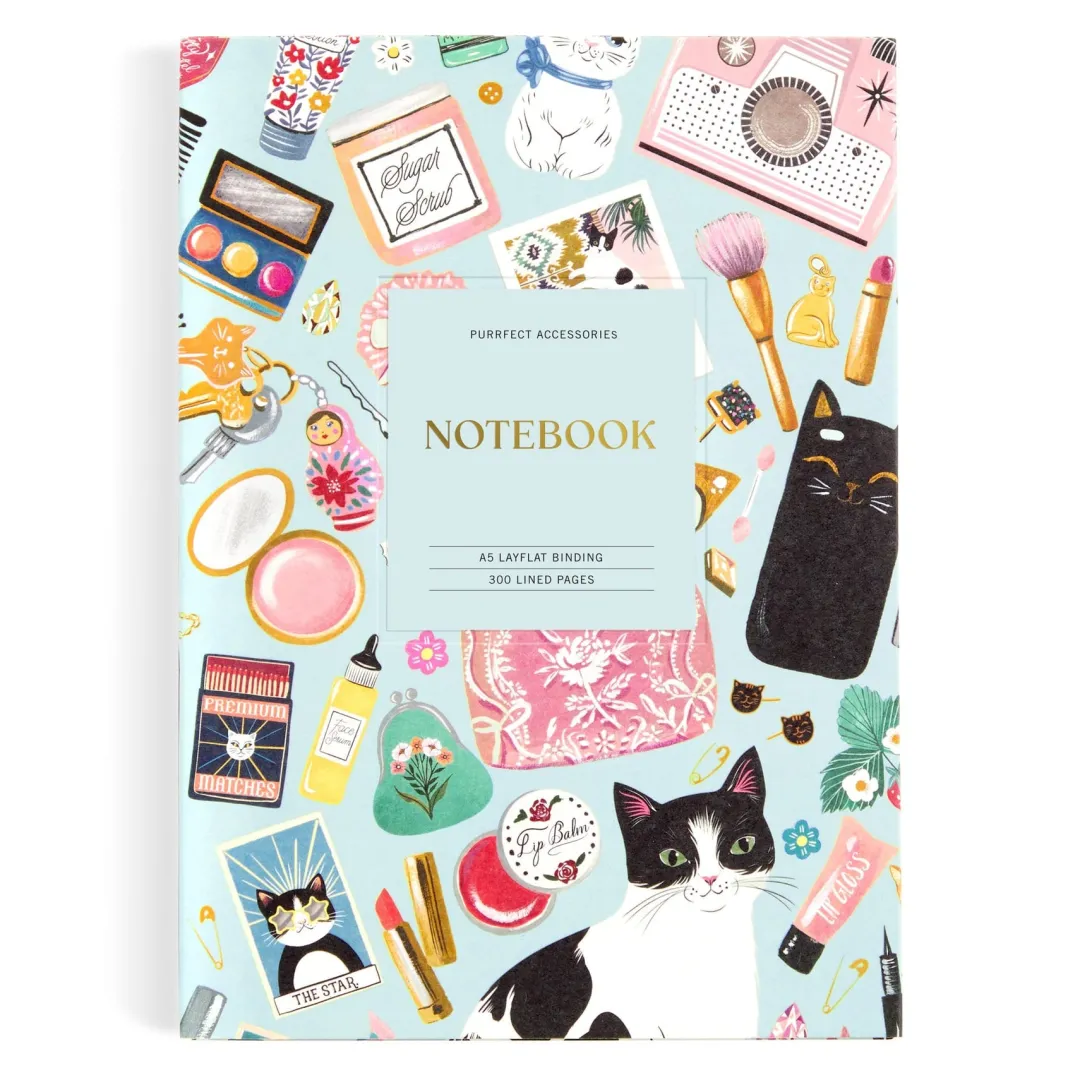 Galison Purrfect Accessories Premium A5 Notebook