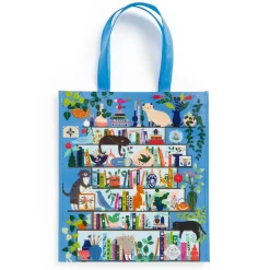 Galison Purrfect Nook Reusable Shopping Bag
