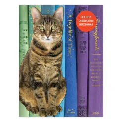 Galison Queen of the Stacks Connecting Notebook Set