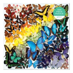 Galison Rainbow Butterflies 500 Piece Jigsaw Puzzle