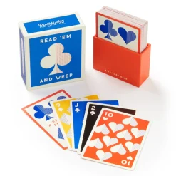 Galison Read 'Em and Weep Playing Card Set