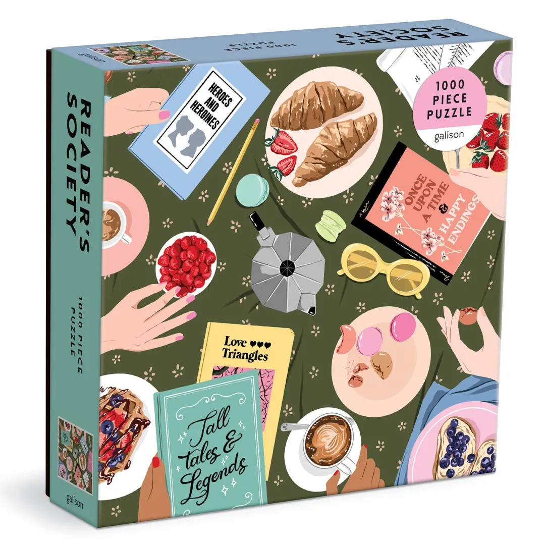 Galison Reader's Society 1000 Piece Puzzle