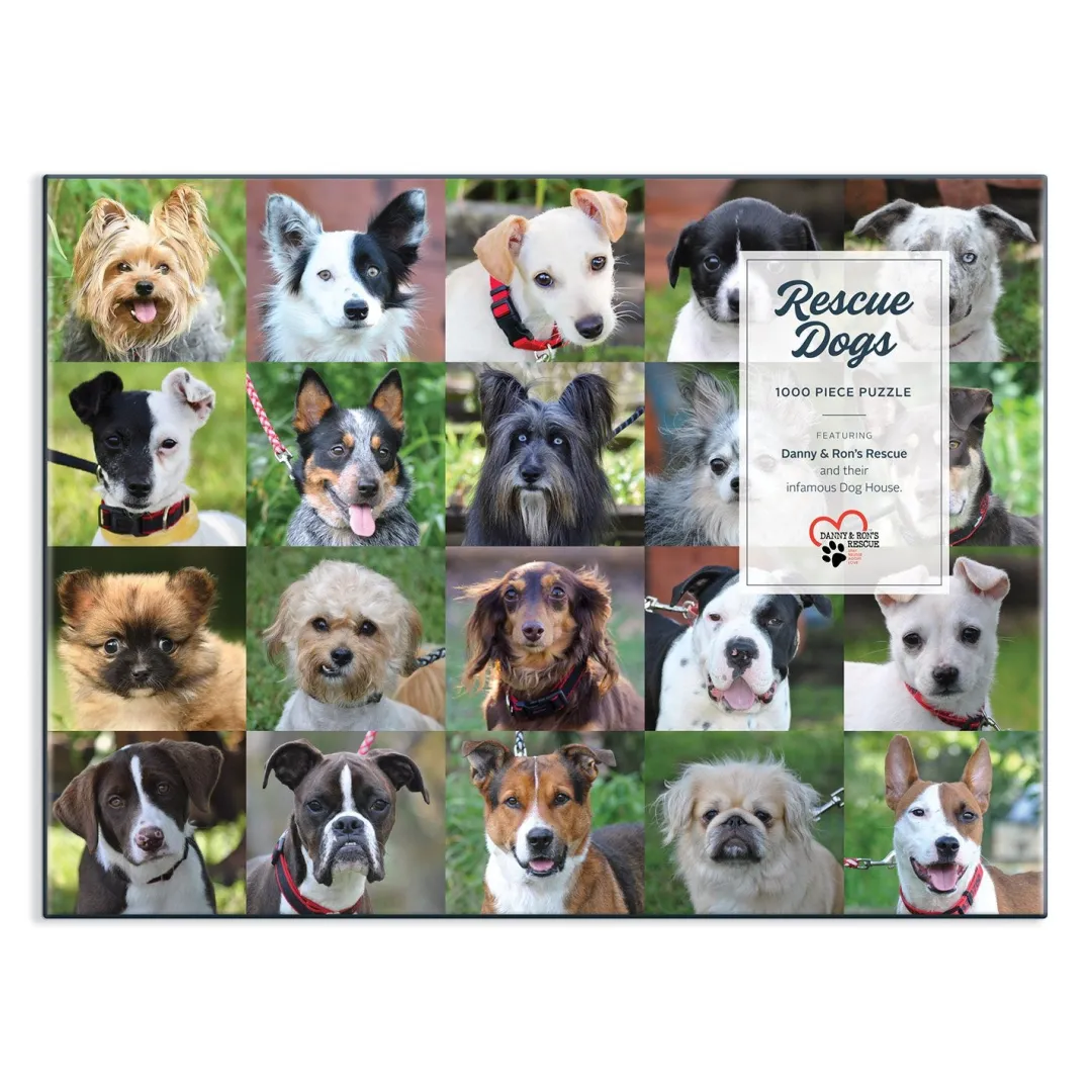Galison Rescue Dogs 1000 Piece Puzzle