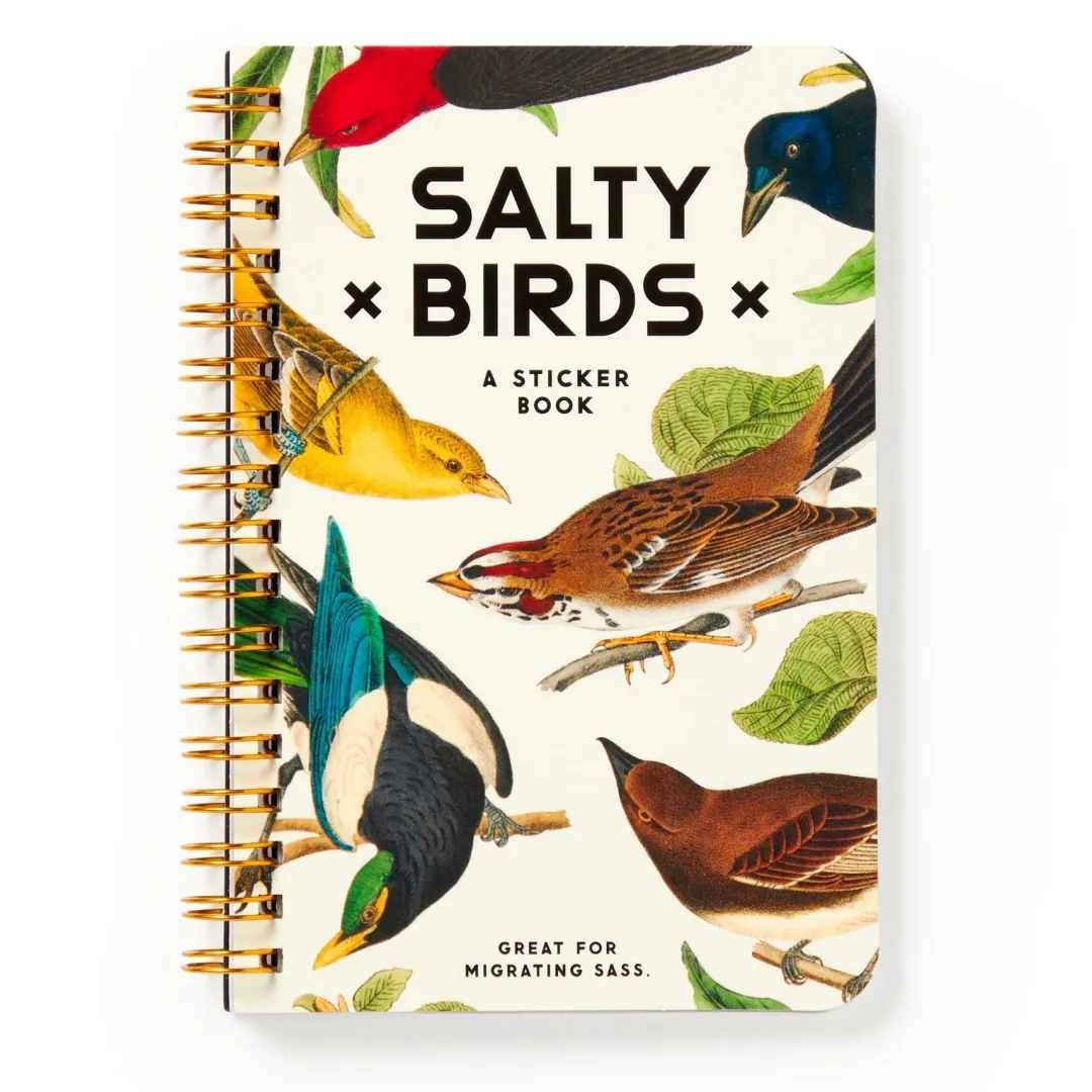 Galison Salty Birds Sticker Book