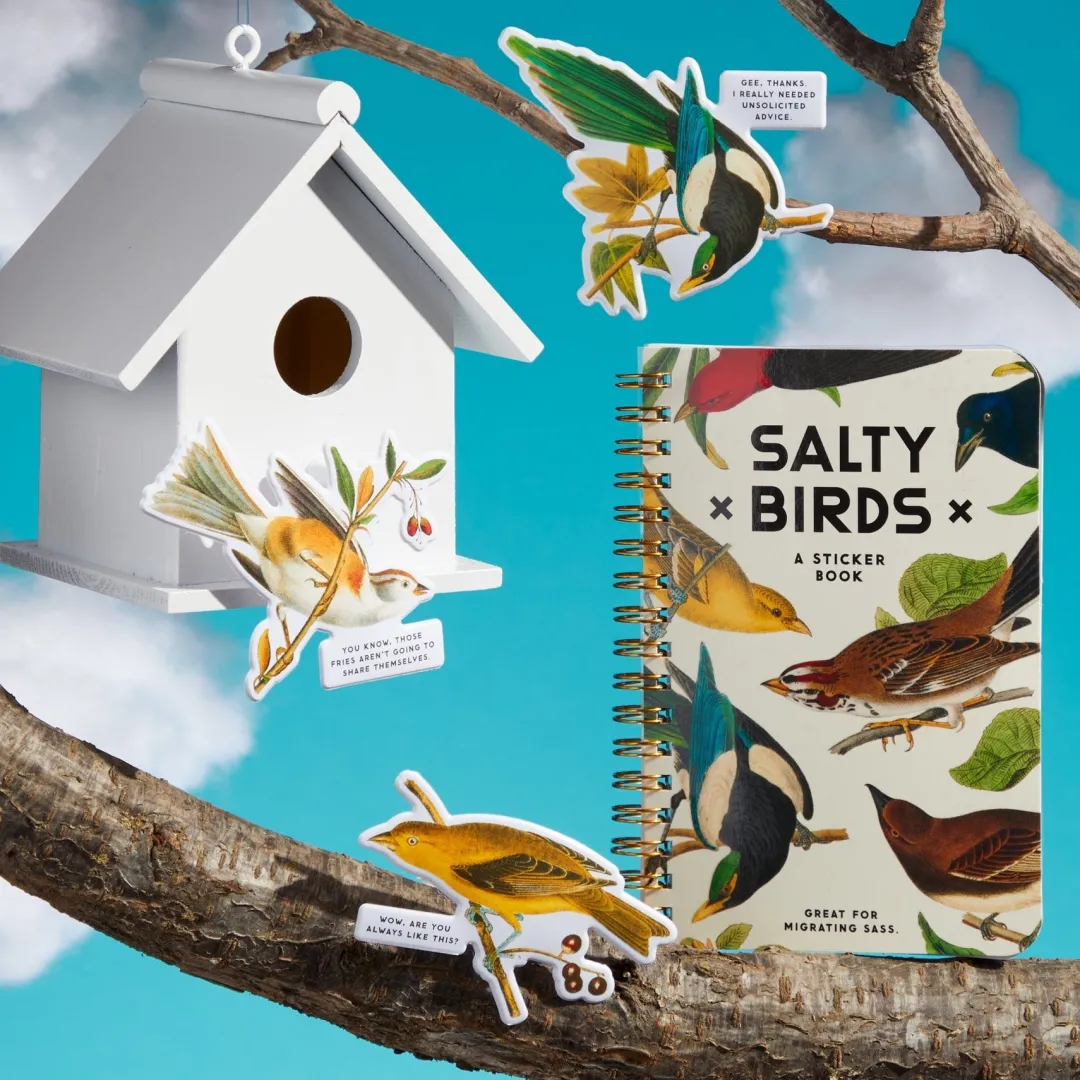 Galison Salty Birds Sticker Book