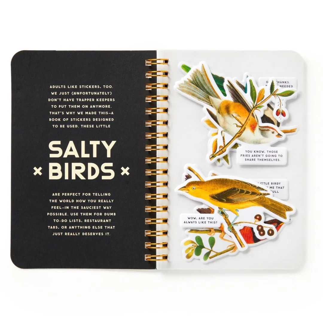 Galison Salty Birds Sticker Book