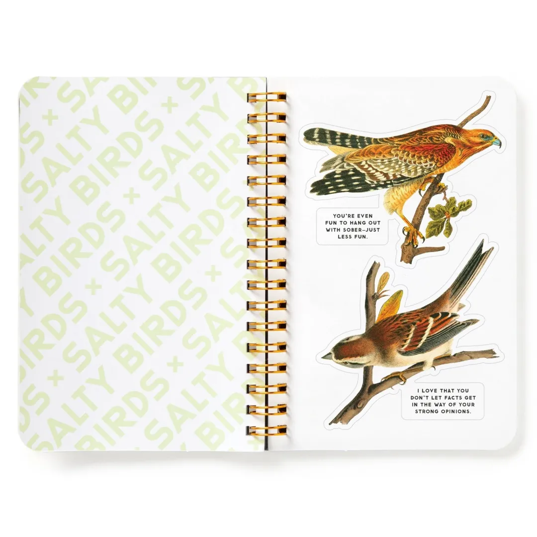 Galison Salty Birds Sticker Book