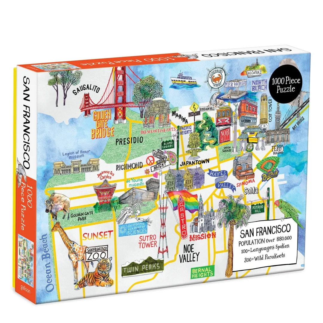 Galison San Francisco 1000 Piece Jigsaw Puzzle