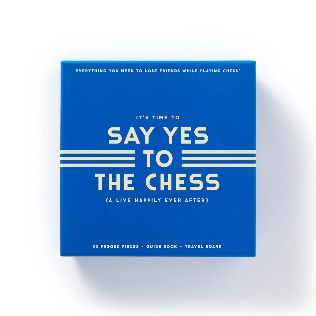 Galison Say Yes To The Chess Game Set