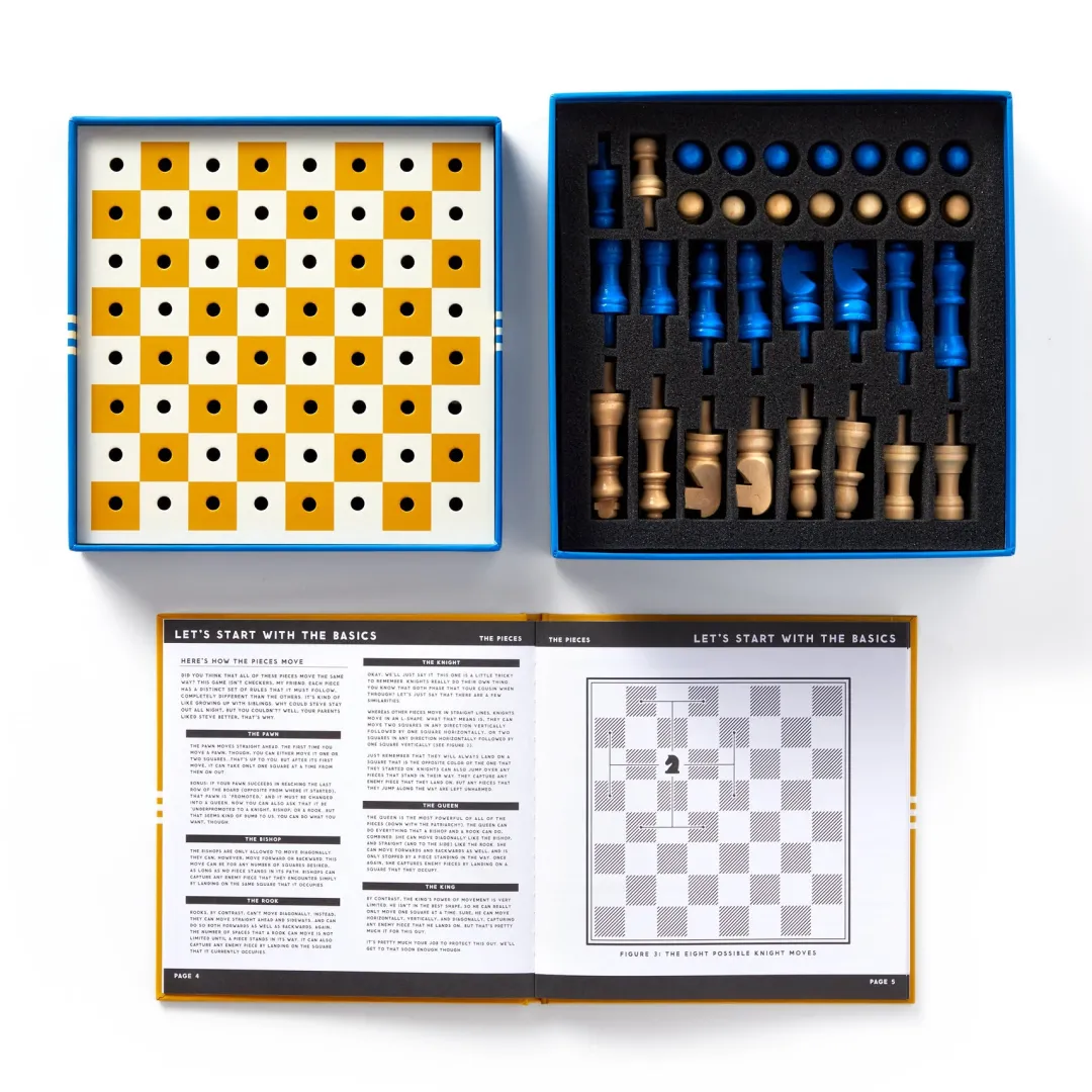 Galison Say Yes To The Chess Game Set